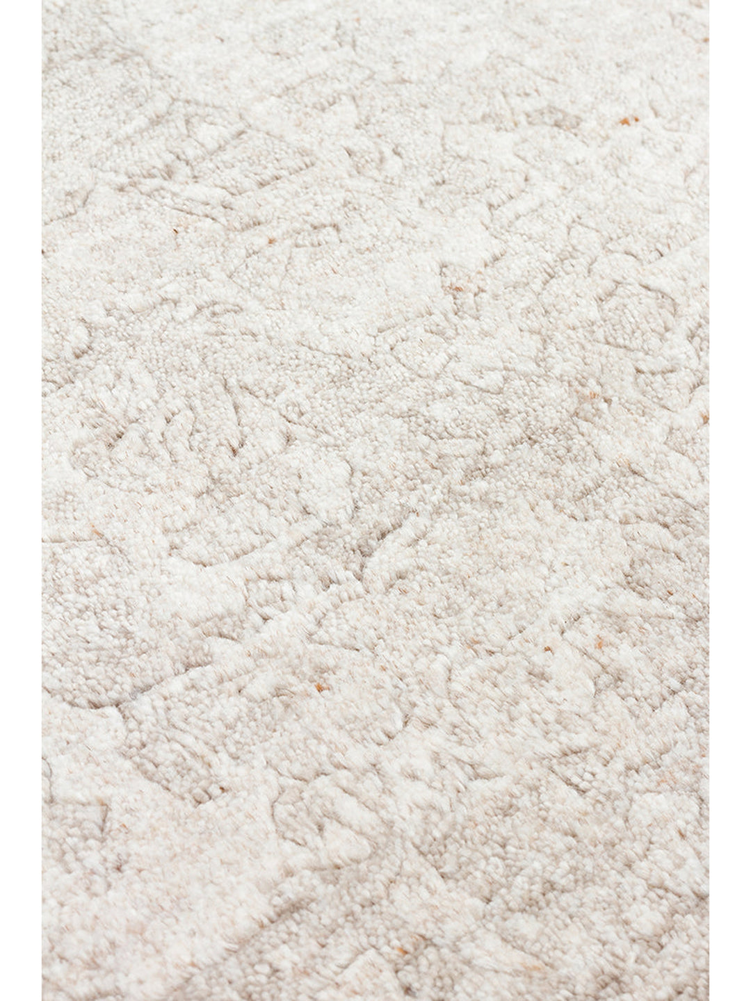 Palette Serisi %100 Naturel Yün Viskon Pamuk El Dokuma İskandinav Salon Oturma Odası Halı NATBEG - Carpetdocia