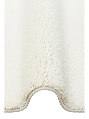 Peace Art Hav Toz Vermez Yumuşak Tuşeli Zarif Shaggy Halı 03 WHITE - Carpetdocia