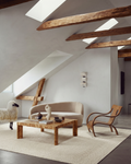 Puralana Series 100% Natural Wool and Viscose Handwoven Scandinavian Living Room Carpet IVR