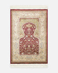 Topkapi Prayer Rug Classic Pattern High Quality Special Shiny Gift Wedding Prayer Mat 02 RED