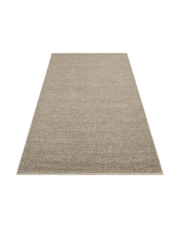 Woolstar %100 Naturel Kazak Desenli Salon Oturma Odası Koridor Antre El Dokuma Örgü Halı BROWN - Carpetdocia