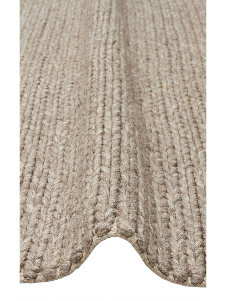 Woolstar %100 Naturel Kazak Desenli Salon Oturma Odası Koridor Antre El Dokuma Örgü Halı BROWN - Carpetdocia