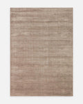 Tapis tissé à la main de la série Kelly, 100 % laine naturelle et viscose, pour salon, séjour ou chambre, MARRON
